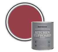 Rust-Oleum Red Kitchen Cupboard Paint in Gloss Finish - Soho 750ml