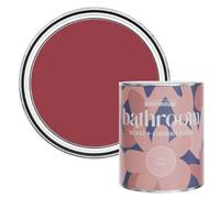 Rust-Oleum Red Moisture Resistant Bathroom Wood and Cabinet Paint in Matt Finish - SOHO 750ML