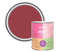 Rust-Oleum Red Interior Wood Paint in Matt Finish - Soho 750ml