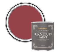 Rust-Oleum Red Furniture Paint in Satin Finish - Soho 750ml