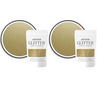 Rust-Oleum SS8207 Glitter Paint Additive, Gold (Pack of 2)