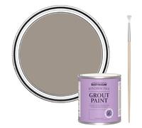 Rust-Oleum Stain-Resistant Brown Kitchen Tile Grout Paint -Whipped Truffle 250ml