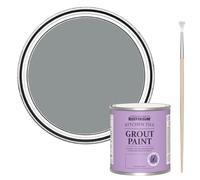 Rust-Oleum Stain-Resistant Mid-Grey Kitchen Tile Grout Paint - Mid-Anthracite 250ml
