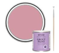 Rust-Oleum Stain-Resistant Pink Kitchen Tile Grout Paint -Dusky Pink 250ml