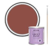 Rust-Oleum Stain-Resistant Red Kitchen Tile Grout Paint -Fire brick 250ml