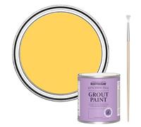 Rust-Oleum Stain-Resistant Yellow Kitchen Tile Grout Paint -Lemon Jelly 250ml