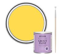 Rust-Oleum Stain-Resistant Yellow Kitchen Tile Grout Paint -Lemon Sorbet 250ml