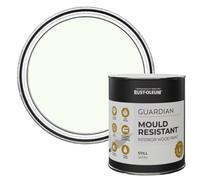 Rust-Oleum White Guardian Mould Resistant Interior Wood Paint in Satin Finish - Still 750ml