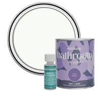 Rust-Oleum White Water-Resistant Bathroom Tile Paint in Satin Finish - Still 750ml