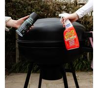Rust-Oleum Stove & BBQ Bundle - Black Matt Spray Paint + Universal Satin Black Spray Paint + Krud Kutter Original Heavy Duty Cleaner Degreaser and Stain Remover