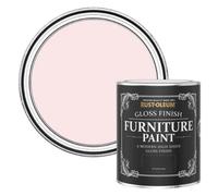 Rust-Oleum Pink Furniture & Skirting Board Paint in Gloss Finish - Strawberry Vanilla 750ml