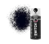 Rust-Oleum Switch 5 in 1 Nozzle Multi Surface Topcoat Decorative Spray Paint Aerosol 400ml Black Matt Finish