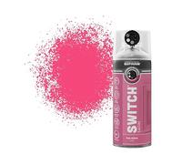 Rust-Oleum Switch 5 in 1 Nozzle Multi Surface Topcoat Decorative Spray Paint Aerosol 400ml Pink Freesia Satin Finish
