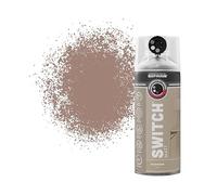 Rust-Oleum Switch 5 in 1 Nozzle Multi Surface Topcoat Decorative Spray Paint Aerosol 400ml Mushroom Matt Finish