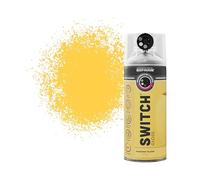 Rust-Oleum Switch 5 in 1 Nozzle Multi Surface Topcoat Decorative Spray Paint Aerosol 400ml Sunshine Yellow Gloss Finish