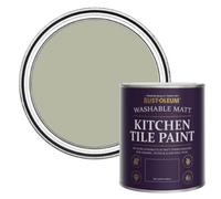 Rust-Oleum Grey water resistant Kitchen Tile Paint in Matt Finish - Tanglewood 750ml