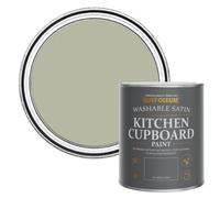 Rust-Oleum Grey Scrubbable Kitchen Cupboard Paint in Satin Finish - Tanglewood 750ml