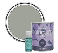 Rust-Oleum Green Water-Resistant Bathroom Tile Paint in Gloss Finish - Tea Leaf 750ml