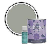 Rust-Oleum Green Water-Resistant Bathroom Tile Paint in Satin Finish - Tea Leaf 750ml