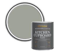 Rust-Oleum Light Green Scrubbable Kitchen Cupboard Paint in Satin Finish - Tea Leaf 750ml