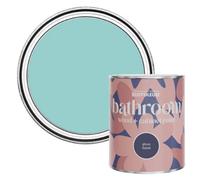 Rust-Oleum Blue Moisture Resistant Bathroom Wood and Cabinet Paint in Gloss Finish - Teal 750ml