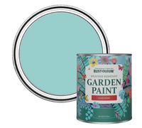 Rust-Oleum Blue Mould-Resistant Garden Paint In Gloss Finish - Teal 750ml
