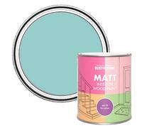 Rust-Oleum Blue Interior Wood Paint in Matt Finish - Teal 750ml