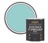Rust-Oleum Blue Kitchen Cupboard Paint in Matt Finish - Teal 750ml