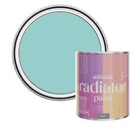 Rust-Oleum Blue Heat Resistant Radiator Paint in Satin Finish - Teal 750ml