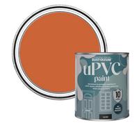 Rust-Oleum Orange uPVC Door and Window Paint In Gloss Finish - Tiger Tea 750ml