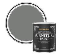 Rust-Oleum Grey Furniture & Skirting Board Paint in Gloss Finish - Torch Grey 750ml