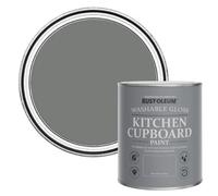 Rust-Oleum Grey Kitchen Cupboard Paint in Gloss Finish - Torch Grey 750ml