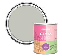 Rust-Oleum Grey Interior Wood Paint in Gloss Finish - Tyne Fog 750ml