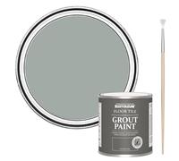Rust-Oleum Ultra-Durable Grey Floor Tile Grout Paint - Pitch Grey 250ml