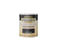 Rust-Oleum Universal All Surface Brush on Paint - Satin - Black - 250ml