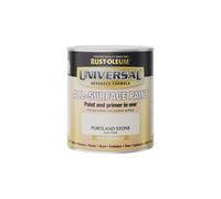 Rust-Oleum Universal All-Surface Gloss Paint Satin Portland Stone 750Ml