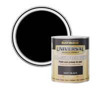 Rust-Oleum Universal Black Matt All-Surface Paint 750Ml