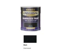 Rust-Oleum Universal All Surface Brush on Hammered Paint - Black - 750ml