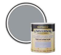 Rust-Oleum Universal Misty Grey Satin All-Surface Paint 750Ml