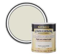 Rust-Oleum Universal Paint & Primer Satin Portland Stone 750ml
