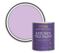 Rust-Oleum Purple water resistant Kitchen Tile Paint in Satin Finish - Violet Macaroon 750ml