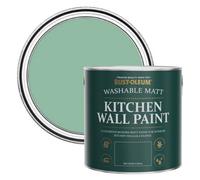 Rust-Oleum Green Washable Kitchen Wall Paint in Matt Finish - Wanderlust 2.5L