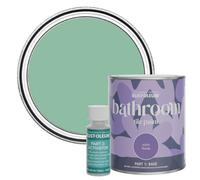 Rust-Oleum Green Water-Resistant Bathroom Tile Paint in Satin Finish - Wanderlust 750ml