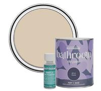Rust-Oleum Beige Water-Resistant Bathroom Tile Paint in Gloss Finish - Warm Clay 750ml
