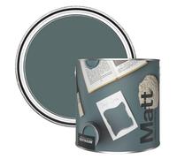 Rust-Oleum Colours Matt Emulsion Wall and Ceiling Paint - Deep Sea 2.5L