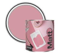 Rust-Oleum Colours Matt Emulsion Wall and Ceiling Paint - Dusky Pink 2.5L