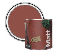 Rust-Oleum Colours Matt Emulsion Wall and Ceiling Paint - Fire Brick 2.5L
