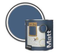 Rust-Oleum Colours Matt Emulsion Wall and Ceiling Paint - Ink Blue 2.5L