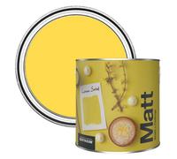 Rust-Oleum Colours Matt Emulsion Wall and Ceiling Paint - Lemon Sorbet 2.5L