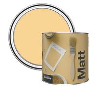 Rust-Oleum Colours Matt Emulsion Wall and Ceiling Paint - Mustard 2.5L